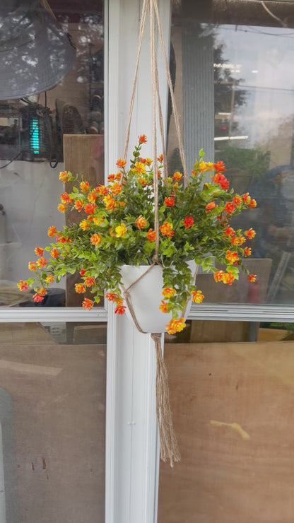 Artificial Orange Eucalyptus Plant/Bush for Garden Landscaping